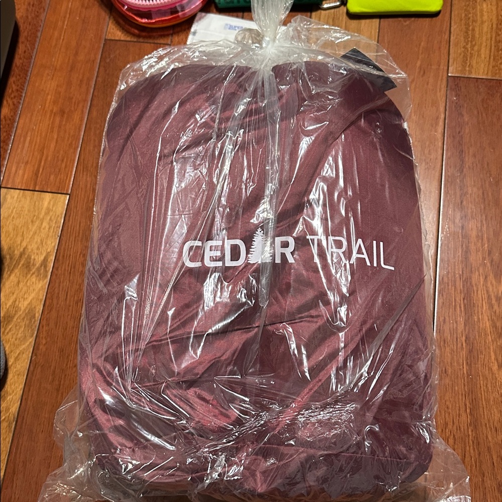 Cedar Trail Maroon Sleeping Bag